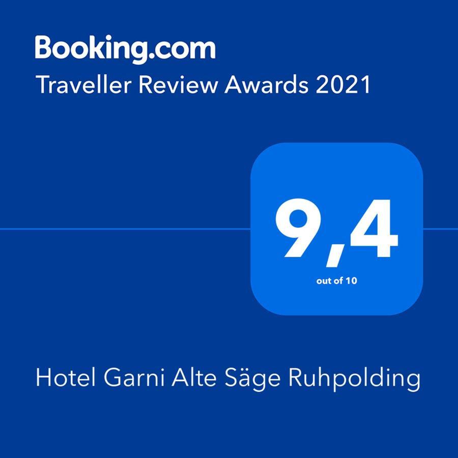 Hotel Garni Alte Säge Ruhpolding Exterior foto
